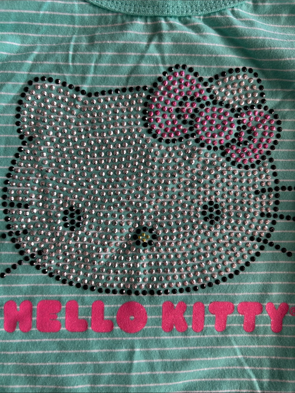 Hello Kitty Turquoise Ruffle Dress Size 10 - Picture 2 of 4